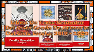 Netters atlas of human anatomy 6th edition. Libros De Texto Gratuitos Del Sexto Grado De Primaria Para El Ciclo Escolar 2019 2020 Educacion Primaria