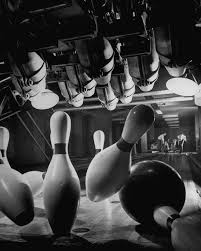 Black And White Bowling Ball Bowling Alley 1951 Life Magazine Bowling Bowling Ball Fun Bowling