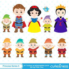 Snow White Clipart Princess Clipart Princess Digital Clipart Etsy Digital Clip Art Clip Art Snow White Party