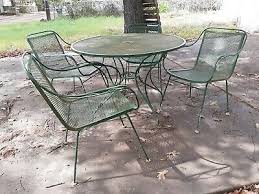 Just pick this exact set up on craiglist for $40.00 in excellent condition, from original owner. Mid Century Modernism Mid Century Modern Patio