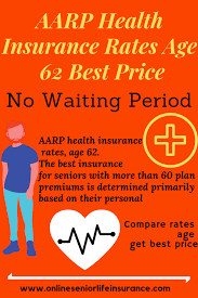 Aarp Health Insurance Rates Age 62 Best Price No Waiting Period Health Insurance Plans Aarp Life Insurance For Seniors