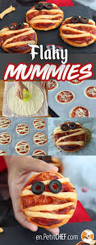 Halloween Flaky Mummies Recipe Petitchef Recipe Recipes Appetizer Recipes Flaky