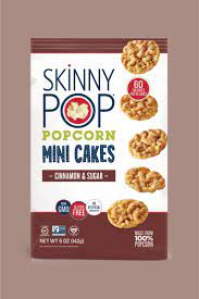 Skinnypop Cinnamon Sugar Popcorn Mini Cakes Popcorn Cake Popcorn Snacks Healthy Cinnamon Sugar Popcorn