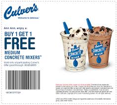 Culvers Menu Prices And Culvers Flavor Of The Day 2018 Induced Info