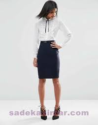 Son Moda Kalem Etek Kombinleri En Sik Etek Modelleri Kalem Etek Moda Stil