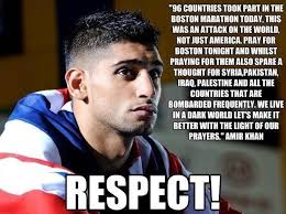 Amir Khan Faith In Humanity Khan Boxer Pray