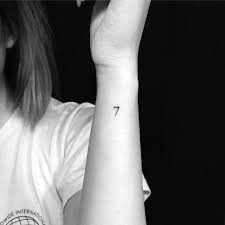 Whether You Have A Special Lucky Number A Significant Date Or A Set Of Coordinates Close To Your Heart You May Want To C Number Tattoos Tattoos Kpop Tattoos