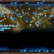 He's extremely expensive (you'll need 4000 rupees per armor piece), and you need to do a bunch of stuff to unlock his services. Zelda Breath Of The Wild Guide Hawa Koth Shrine Location Treasure And Puzzle Solutions Polygon