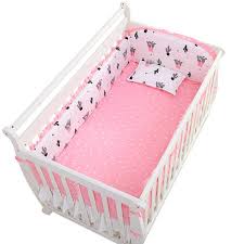 The davinci jenny baby crib is made of renewable new zealand pine wood and is greenguard gold certified free of any harmful toxins and chemicals for your baby's safety. Promotion 6pcs New Arrived Baby Cot Bedding Kit Bed Around Cribs For Babies Cot Bumper Bumper Sheet Pillow Cover Buy At The Price Of 39 86 In Aliexpress Com Imall Com
