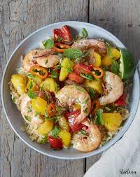 Just when oil begins to smoke and working in batches if needed, add shrimp, leaving marinade behind, and cook, turning once. Ginger Pineapple Shrimp Stir Fry Recipe Purewow