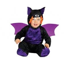 Materiale sano, confortevole e prevenire l'allergia. Costume Pipistrello Viola Halloween Bambino