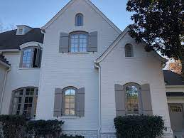 Check spelling or type a new query. Painted Brick Exterior After Transitional Exterior Atlanta By Color Revival By Rebecca Dumas Houzz