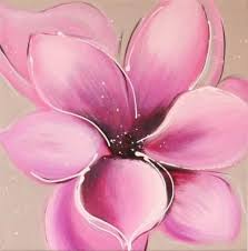 Excelsior 1 Flower Art Canvas Painting Flower Painting