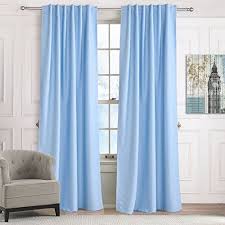 Robot Check Blue Blackout Curtains Curtains Insulated Curtains