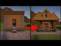 Saintgeorgery for the example village seed. Minecraft How To Remodel A Village Part 2 Small House Youtube Minecraft Small House Minecraft Houses Minecraft House Designs