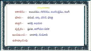 Learn Paryaya Padamulu With Meanigs In 10th Class పర య య పదమ ల Meant To Be Grammar Work Learning