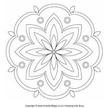 Rangoli Colouring Pages Diwali Activities Colouring Pages Diwali Craft