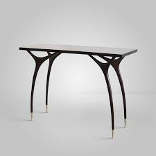 Mahogany Crescent Console Table 1stdibs Com Modern Console Tables Console Table Decorating Welded Table Legs