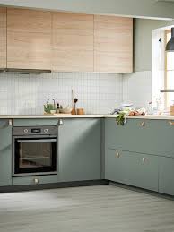 First, i always cut or purchase my panels at a size so that they will extend past the edge of the box to cover the thickness of the door. Bodarp Grey Green Door 60x80 Cm Ikea Scandinavian Kitchen Design Kitchen Interior Home Kitchens