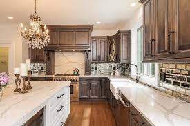 Custom Stained Grey Maple Cabinets With White Island And Quartz Countertops Maple Kitchen Cabinets Quartz Kitchen Countertops Kitchen Cabinets