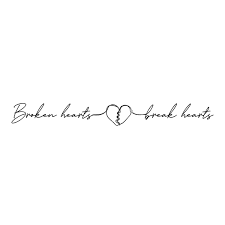 Broken Hearts Tattoo Semi Permanent Tattoos By Inkbox In 2020 Broken Heart Tattoo Broken Heart Heart Tattoo