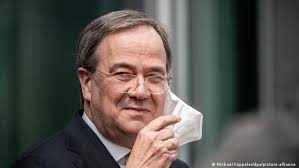 Tanit koch, inset with angela merkel, aims to help armin laschet succeed her. Germany Cdu Party Board Backs Armin Laschet As Chancellor Candidate News Dw 19 04 2021