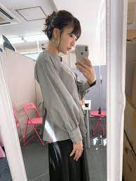 桃 今日の服装 早くも春服 今日の服装 春服 服装