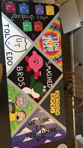 College Pong Table College Pong Table In 2020 Beer Pong Table Painted Beer Pong Table Designs Beer Pong Table Diy
