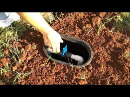 Valves have screws, springs, and solenoids. Lawn Irrigation Where To Find Your Sprinkler Shut Off Valve Youtube