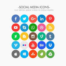 Download Free Round Social Media Icons Pack Svg Dxf Eps Png All Cut File Icon Free Download
