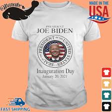 According to cnn, the current us president donald trump does not intend to leave the white house on the day of the inauguration of the newly elected us president joe biden. President Joe Biden Inauguration Day January 20 2021 Shirt Sweater Hoodie And Long Sleeved Ladies Tank Top