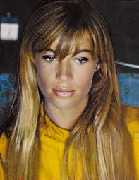 Tous les garçons et les filles (b&w version)(видео, 1964). Francoise Hardy Metallic Eyeliner And Yellow Blouse Francoise Hardy Hardy French Beauty