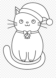 Hello kitty, the fictional character designed by japanese designer yuko shimizu, is one of the most popular subjects for kid's coloring pages. Christmas Cat Coloring Pages Coloring Pages Blog Public