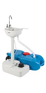 The water trolley is easily pulled along by a folding handle and the large wheels on the fresh water tank trolley make the movement a straight forward job. Amazon Com Vingli 10 Gallon Tote Tank Portable Wheeled Fresh Water Tank For Camping Picnic Camper Rv Food Grade Safety Lightweight Durable Sports Outdoors