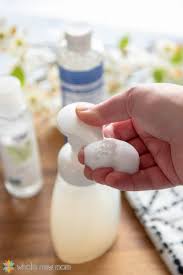 homemade moisturizing foaming hand soap