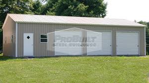 Carports though have an exception in the national construction code. 24 X 46 X 10 Vertical Roof Garage 24 X 46 Side Entry Garage For Sale Probuilt