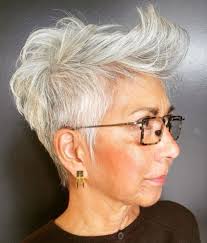 He spiked his bangs and swept them. 65 Gorgeous Hairstyles For Gray Hair