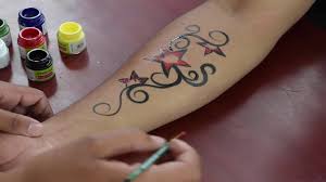 Reach for the moon and land in the stars with this beautiful tattoo idea. Stars Tattoo With Designs For Men And Women Temporary Tattoo Star Tattoo On Hand Youtube