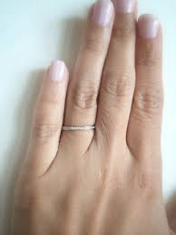 Sale Thin Diamond Band Channel Set 14k Solid Gold Diamond Wedding Band Thin Wedding Band Wedding Ring Eternity Band Bridal Minimal Thin Diamond Band Diamond Bands Channel Set Wedding Band