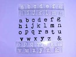 The most notable typewriter fonts for microsoft word are courier new and lucida console. Alphabet Stamps In Lower Case 1 Cm Typewriter Font