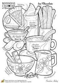 dessin a colorier d une boisson du monde les chocolats hugolescargot com coloriage mandala livre de couleur minou