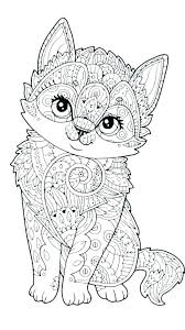 These spring coloring pages are sure to get the kids in the mood for warmer weather. Very Cute Kitten Coloring Pages