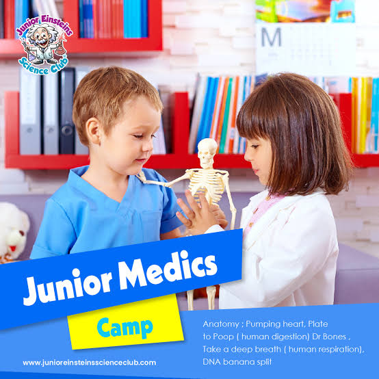 Junior Medics Science camp - 9th May, 10 am to 12pm - Tuam, Galway - Junior Einsteins Science Club