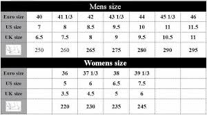 Adidas Size Chart Shoes Yeezy