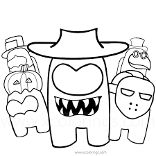 The explanation it can be so. Among Us Halloween Coloring Pages Printable Xcolorings Com