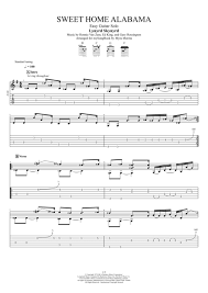 Sweet Home Alabama By Lynyrd Skynyrd Easy Solo Guitar Guitar Pro Tab Mysongbook Com