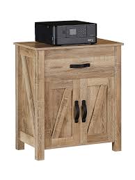Printer stand with wheels and drawer rolling printer cart height adjustable stacked mobile cart. Realspace Plank Printer Stand Coastal Oak Office Depot