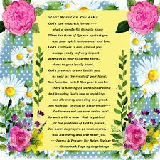 What More Can You Ask By Helen Steiner Rice Scrapbook Page By Angelwing S Helen Steiner Rice Helen Steiner Rice Poems Christian Poems