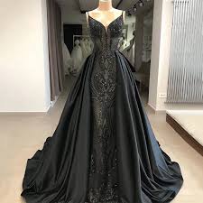 We have the best resources for lace mermaid & trumpet wedding dresses. Black Wedding Dress 2020 New Arrival Mermaid V Neck Gorgeous Lace Long Train Detachable Tail Spaghetti Strap Robe De Mariee Evening Dresses Aliexpress