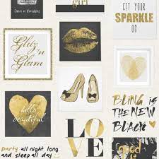 On the blog… glitz and glam by tiff blog. Muriva Glitz Glam Wallpaper Gold Silver 102556 Wallpaper From I Love Wallpaper Uk